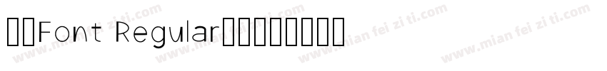 98Font Regular字体字体转换
